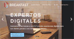 Desktop Screenshot of breakfastproducciones.com